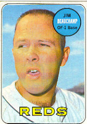 1969 Topps Baseball Cards      613     Jim Beauchamp